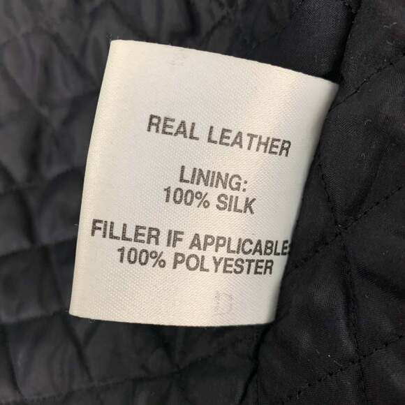 KATHARINE HAMNETT Winter 1990 Black Studded Leather Clean Up Or Die Biker Jacket - Picture 9 of 10